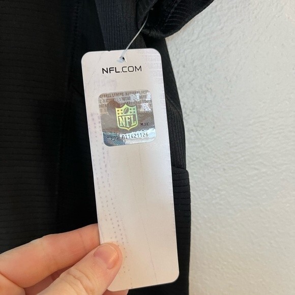 NFL Black V-Neck Tee with Team Logo - Picture 9 of 10